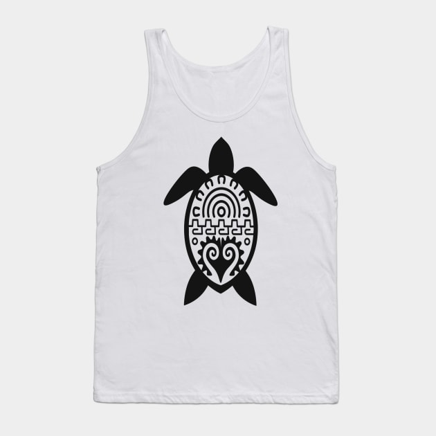 black white turtles art Tank Top by creativeminds